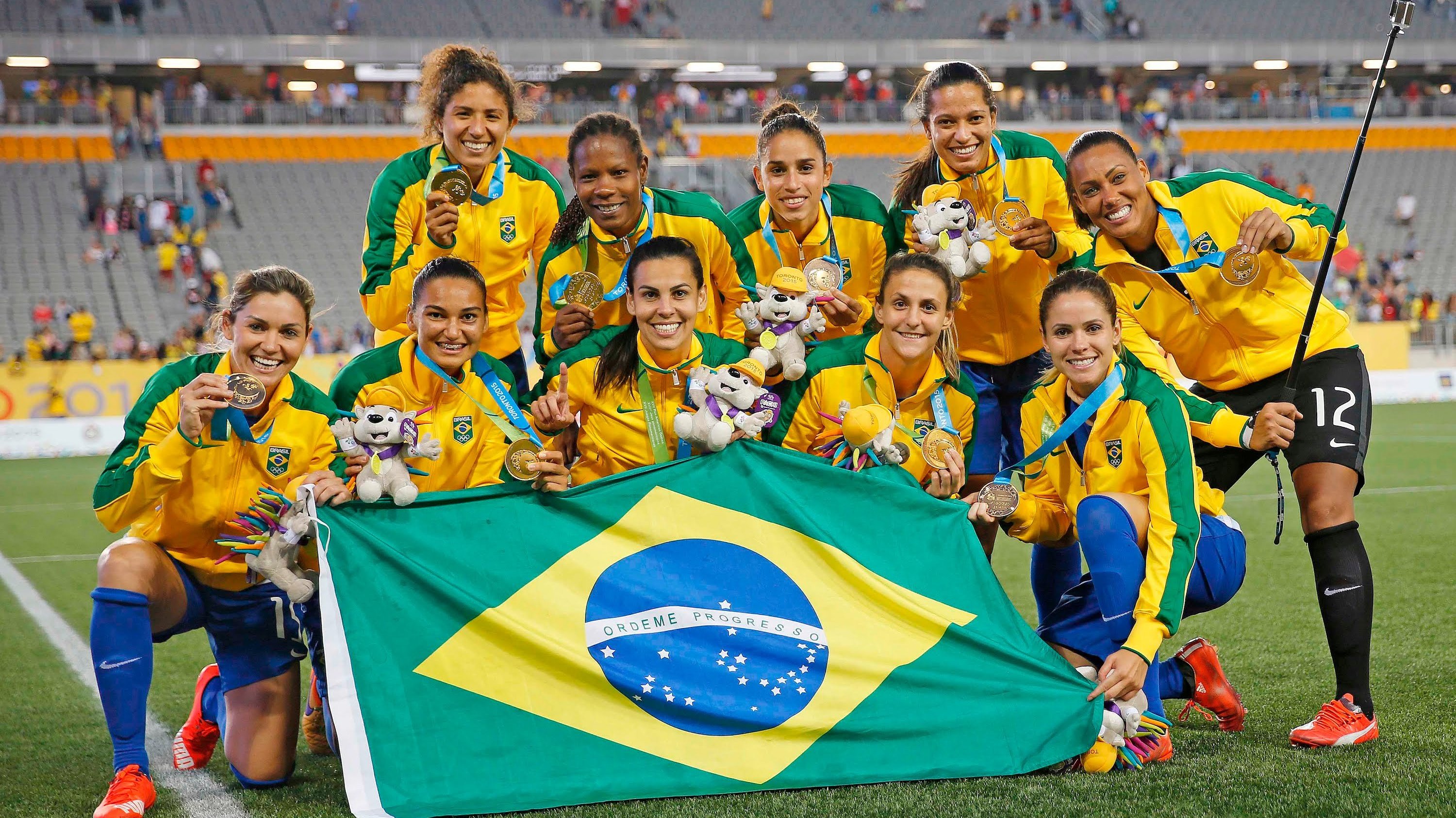 A seleção brasileira feminina vale ouro