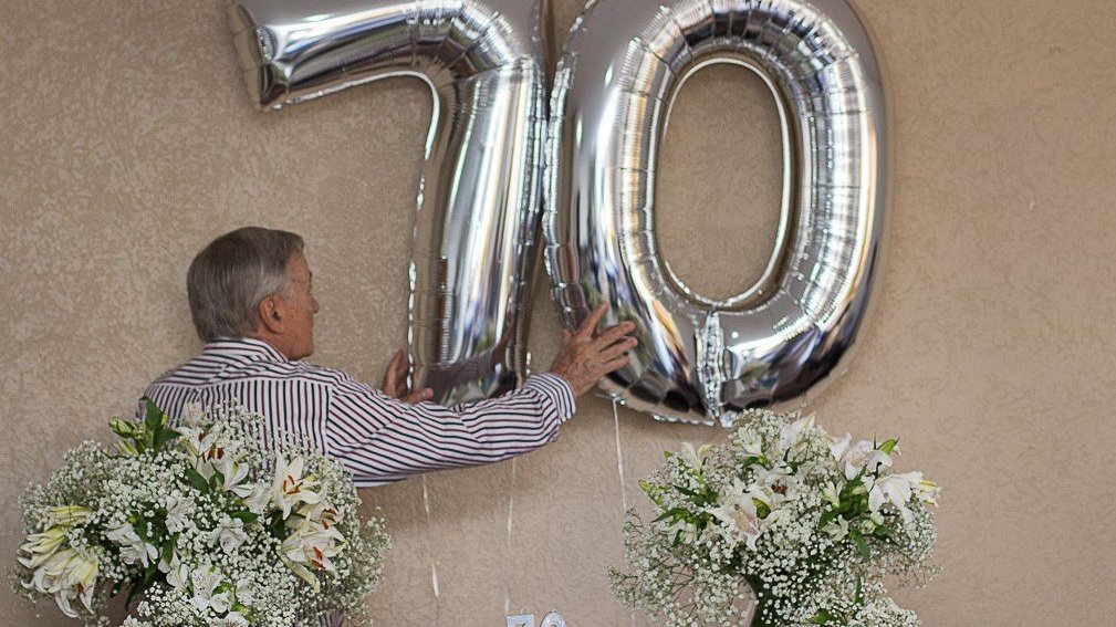 Mensagens de aniversário para 70 anos
