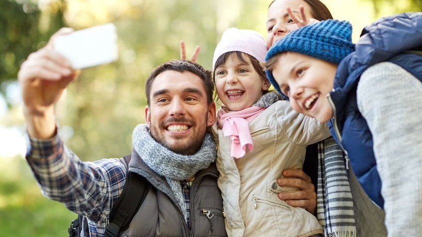 Legendas para fotos com a família