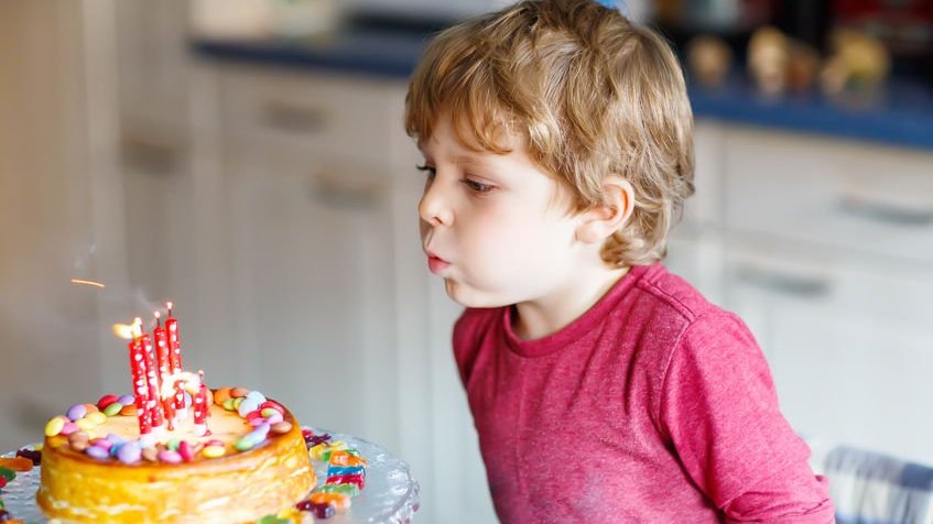 Parabéns para o sobrinho