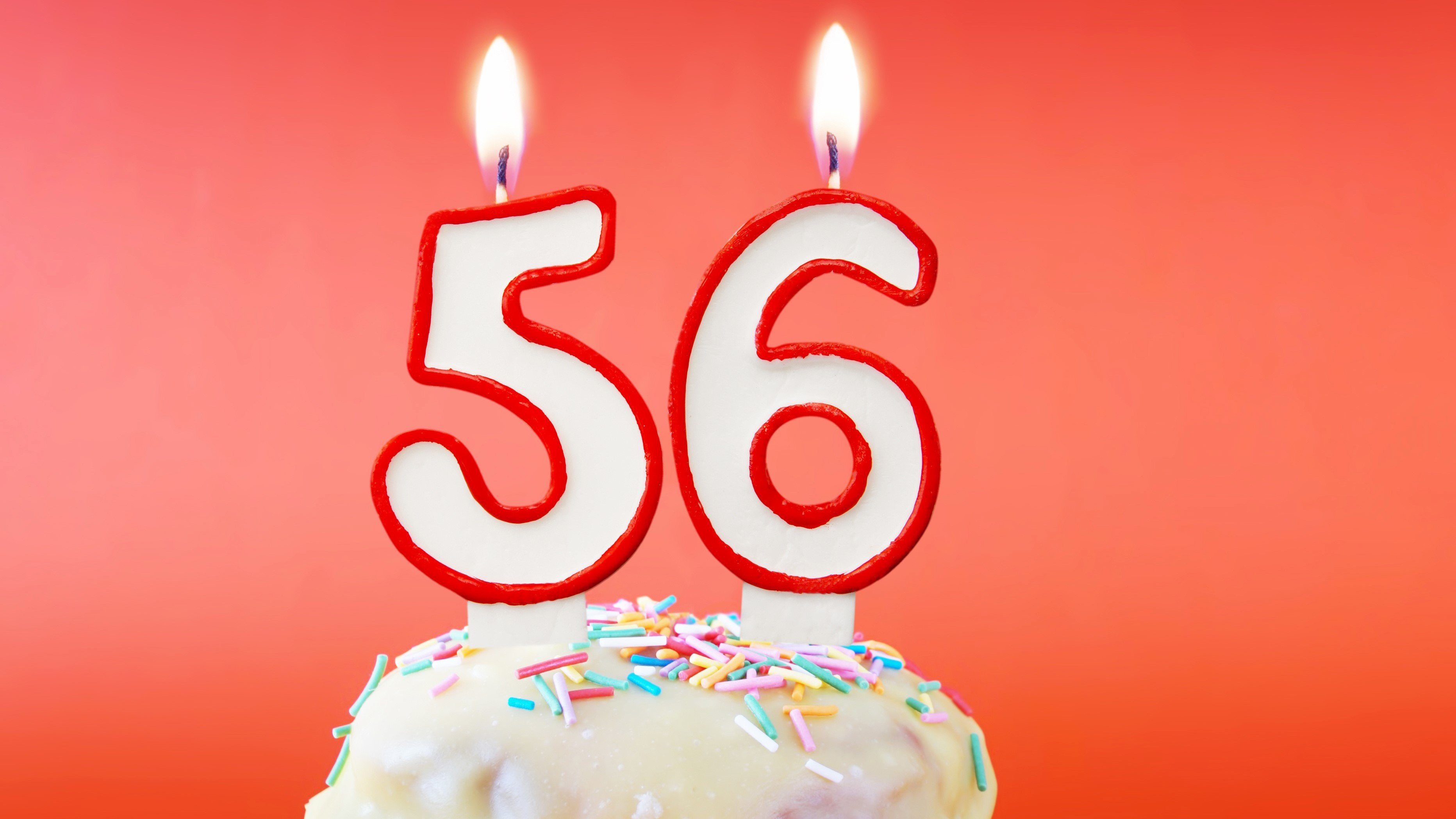 Mensagens de aniversário para 56 anos