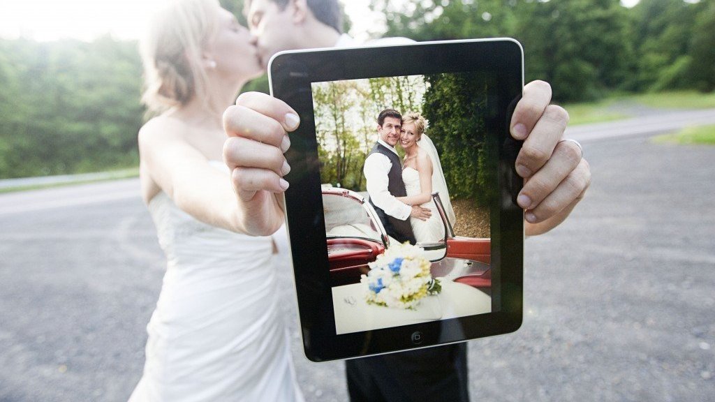 Legendas para selfie de casamento