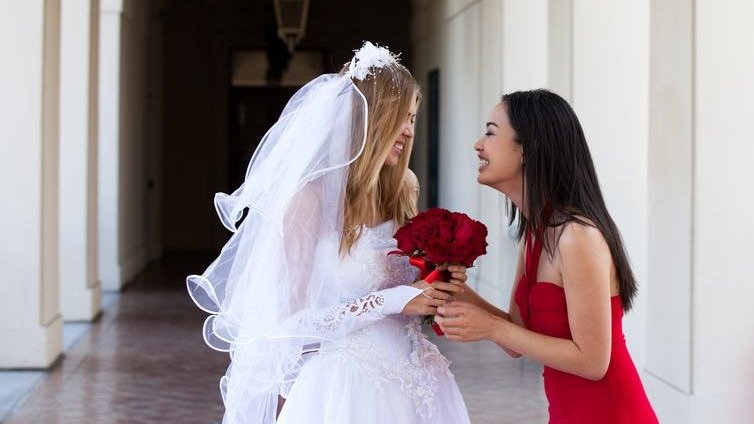 Mensagens de casamento para a amiga