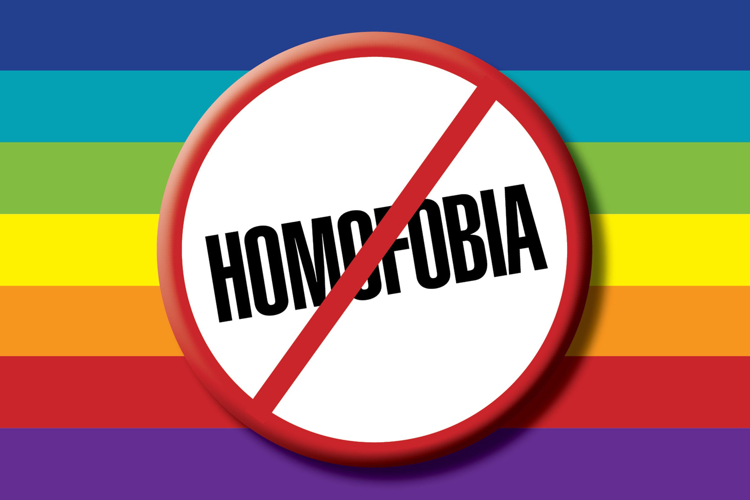 Mensagens de combate  homofobia o preconceito contra LGBTs