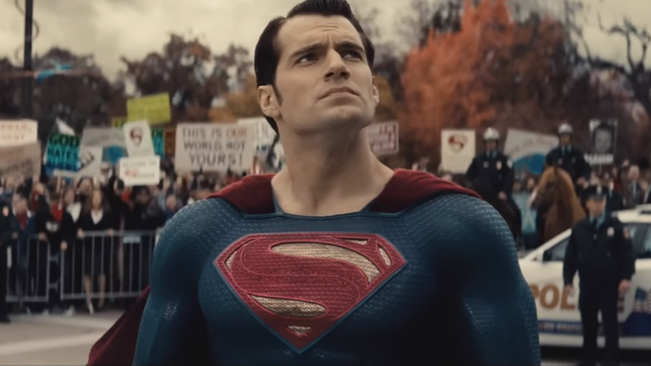 Ator Henry Cavill como Superman