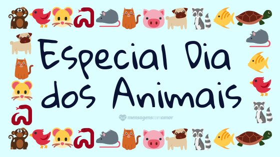 Especial Dia dos Animais