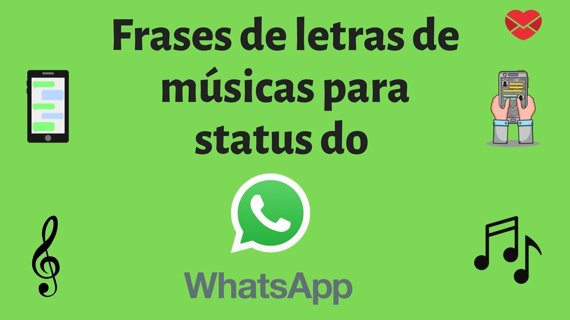 Frases de letras de músicas para status do whatsap