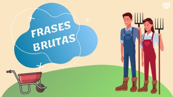 Ilustração fazendeiros e escrita