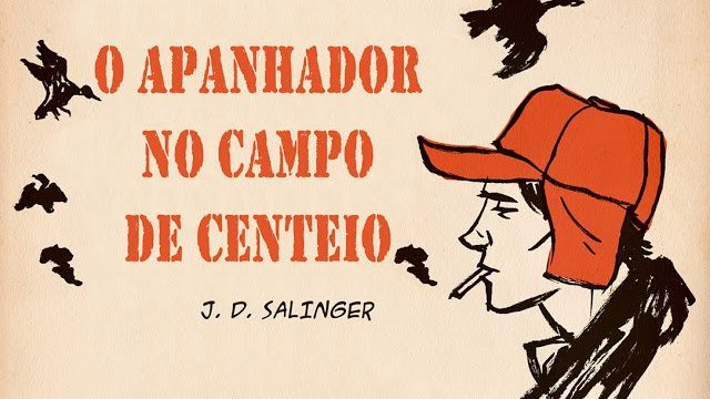 Ilustração escrito O Apanhador no Campo de Centeio