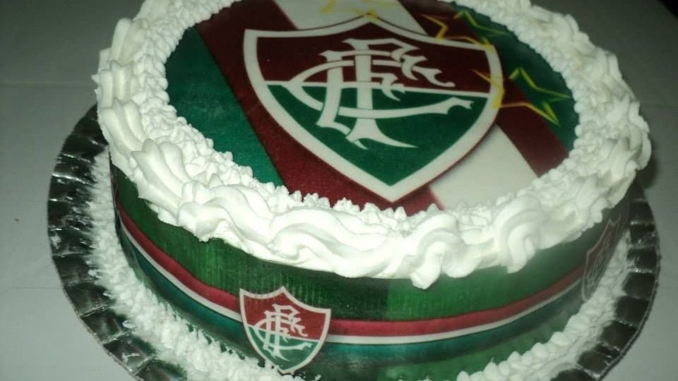 Foto de bolo de aniversário do fluminense