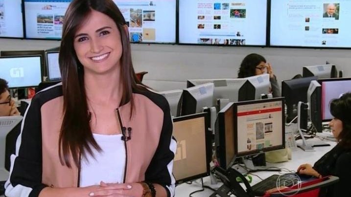 Mari Palma na bancada do G1 em 1 minuto