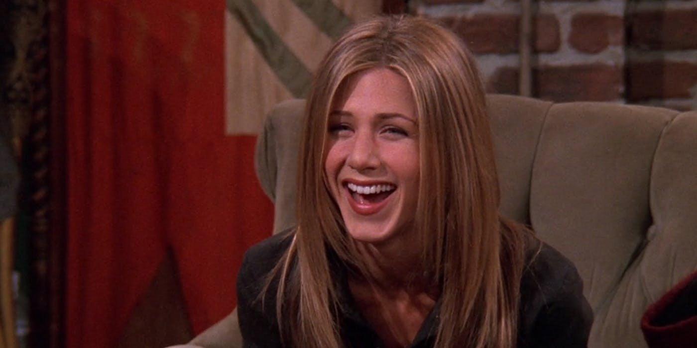 Mulher dando risada/ Rachel Green