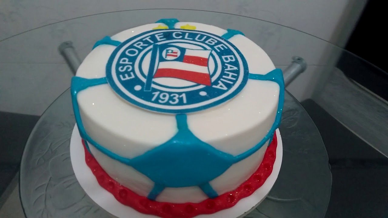 Bolo de aniversário do clube Bahia