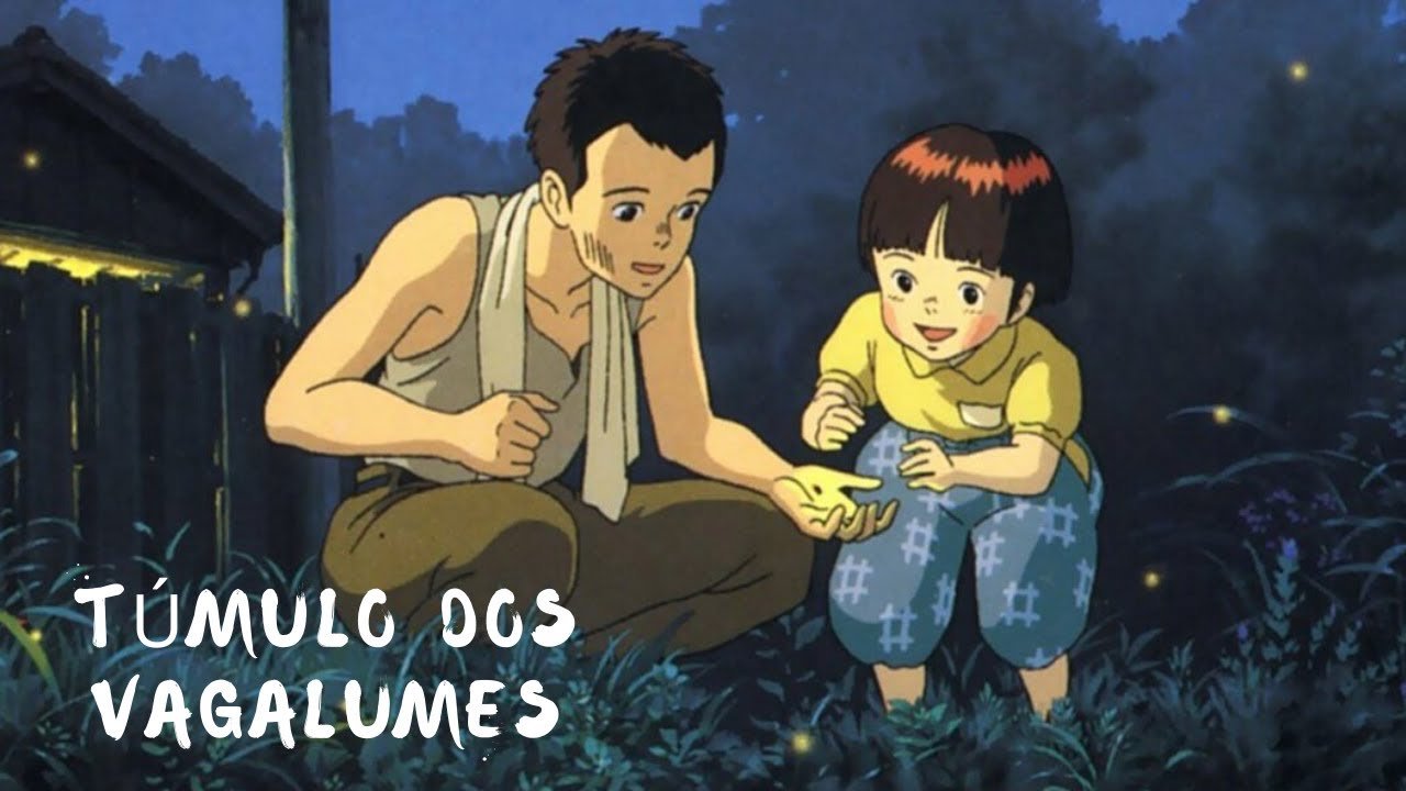 Desenho de personagens do filme Túmulo dos Vagalumes