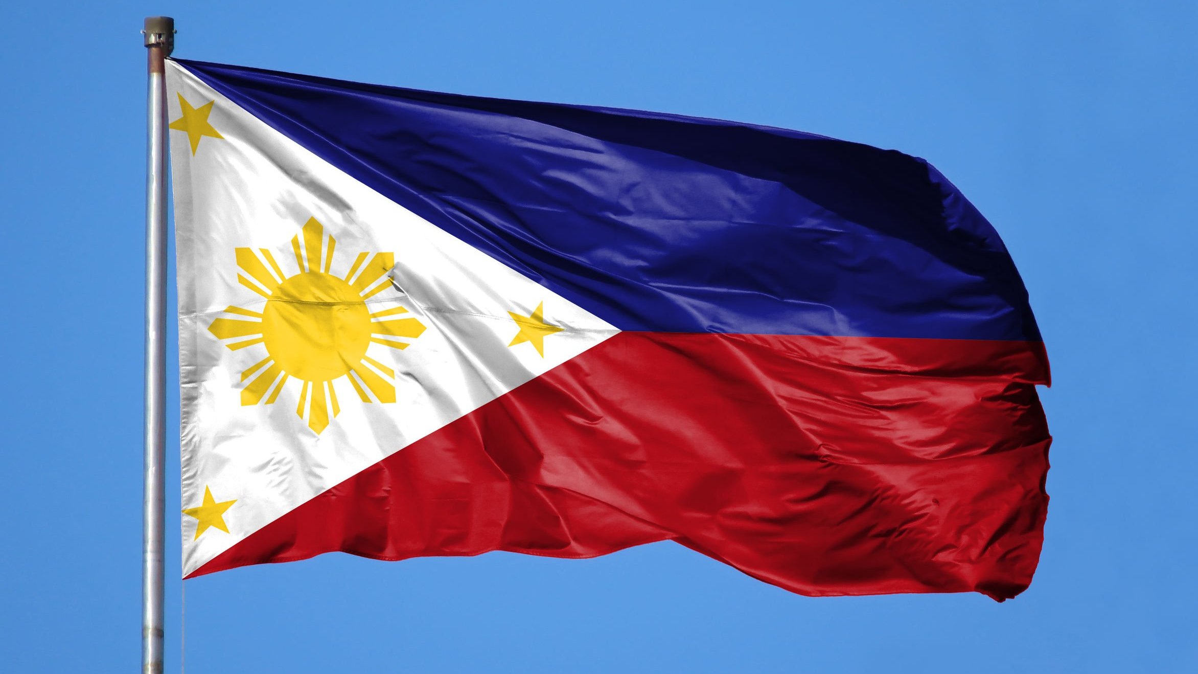 Bandeira das Filipinas.