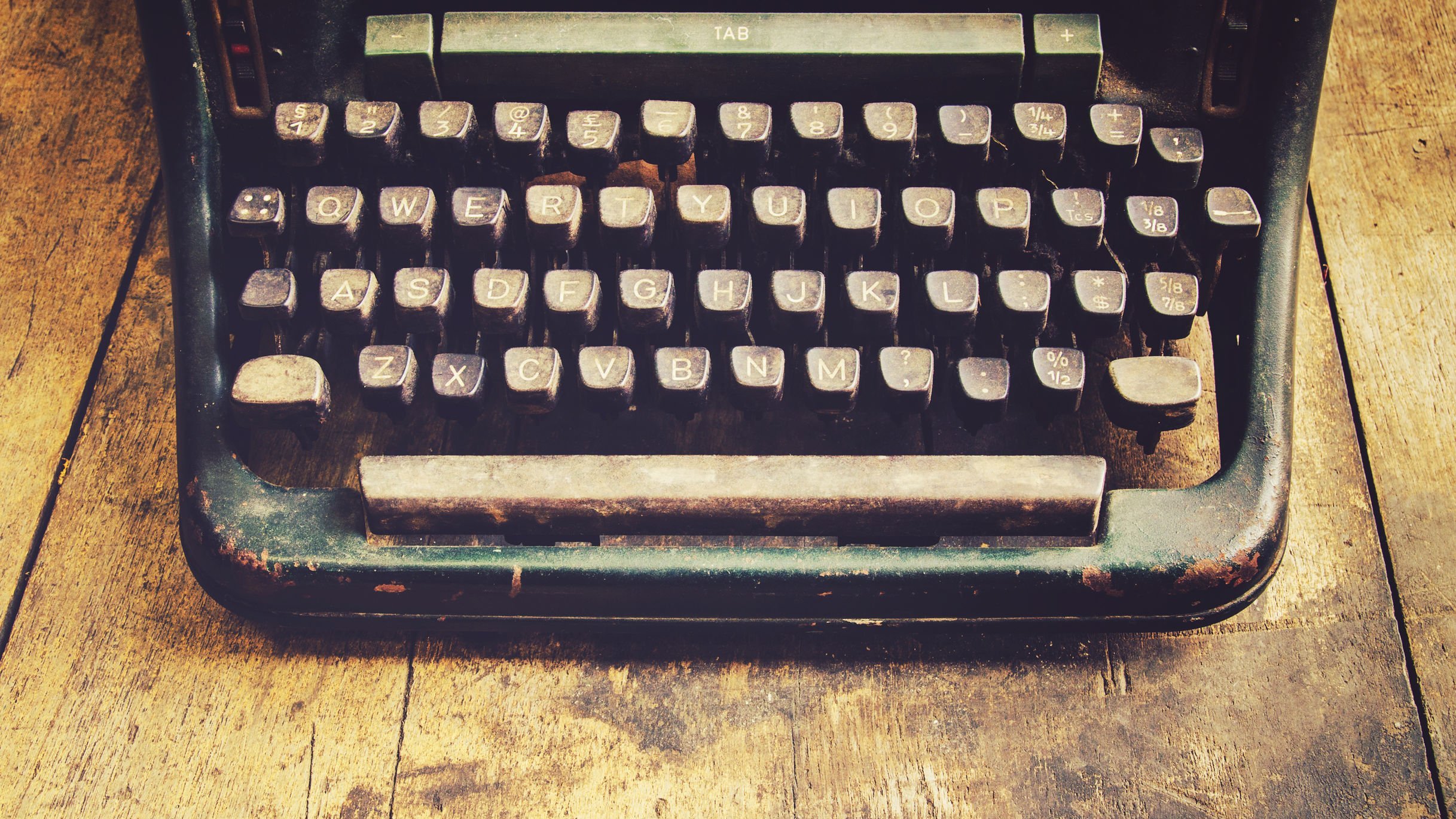 Máquina de escrever.