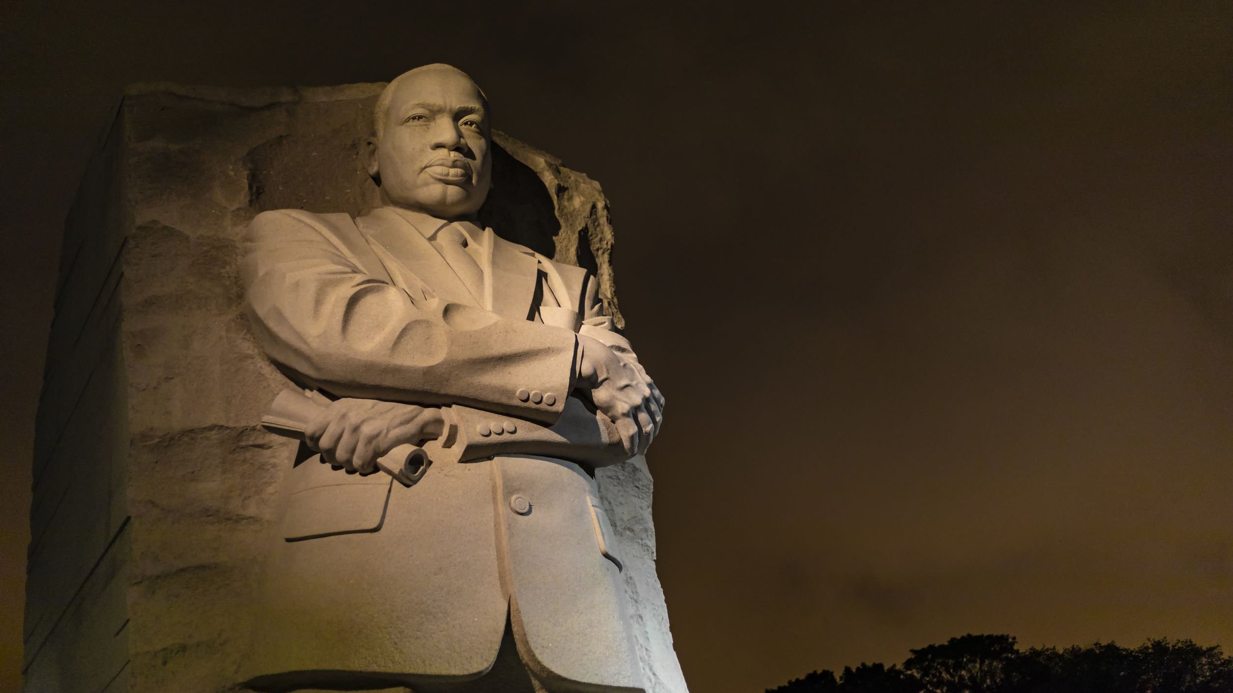 Estatua do  Martin Luther King.