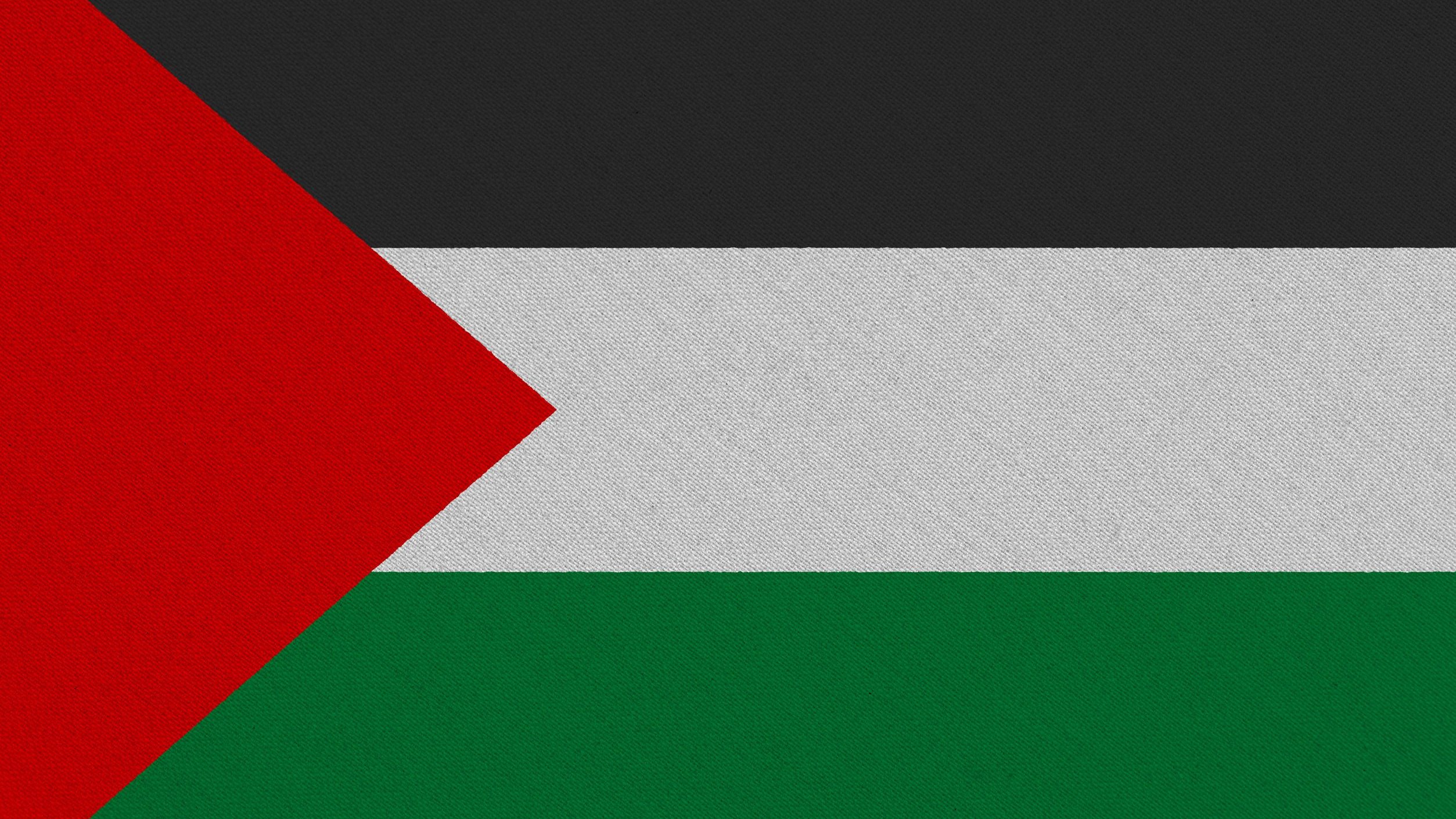 olleg / 123RF Bandeira da Palestina.