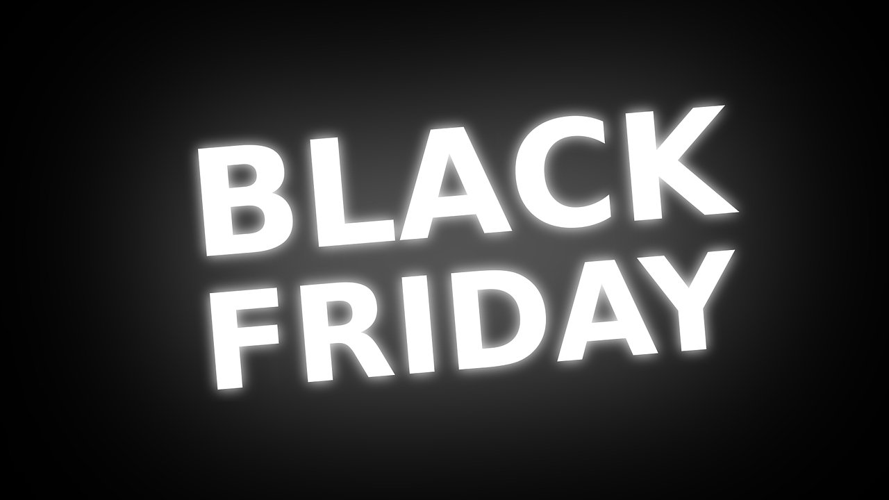 Imagem escrito Black Friday.