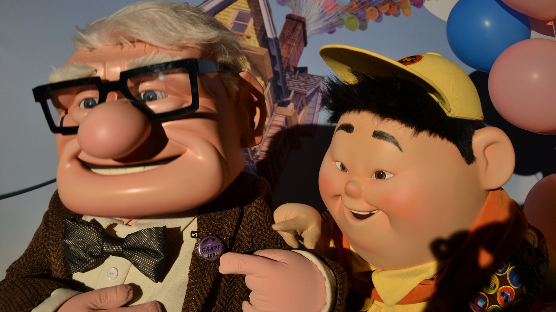 Personagens do filmes Up! - Altas aventuras.