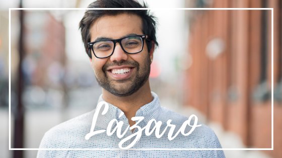 Mensagens Com Amor / Canva Homem de óculos e camisa social sorrindo