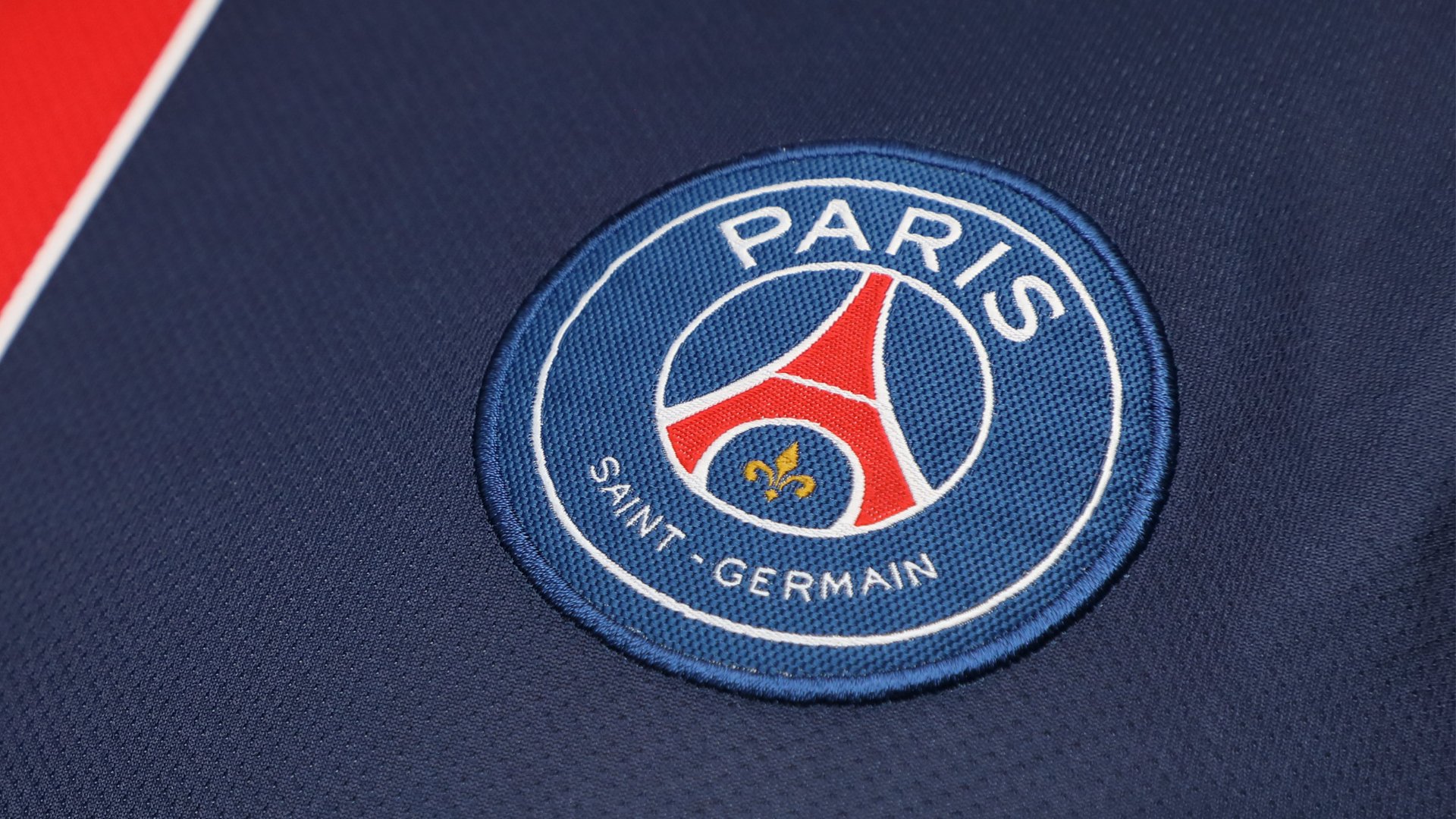 O emblema do time parisiense Paris Saint-Germain.