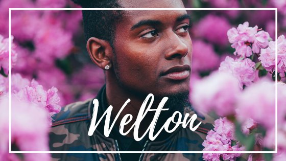 unsplash / Mensagens Com Amor / Canva homem negro rodeado de flores