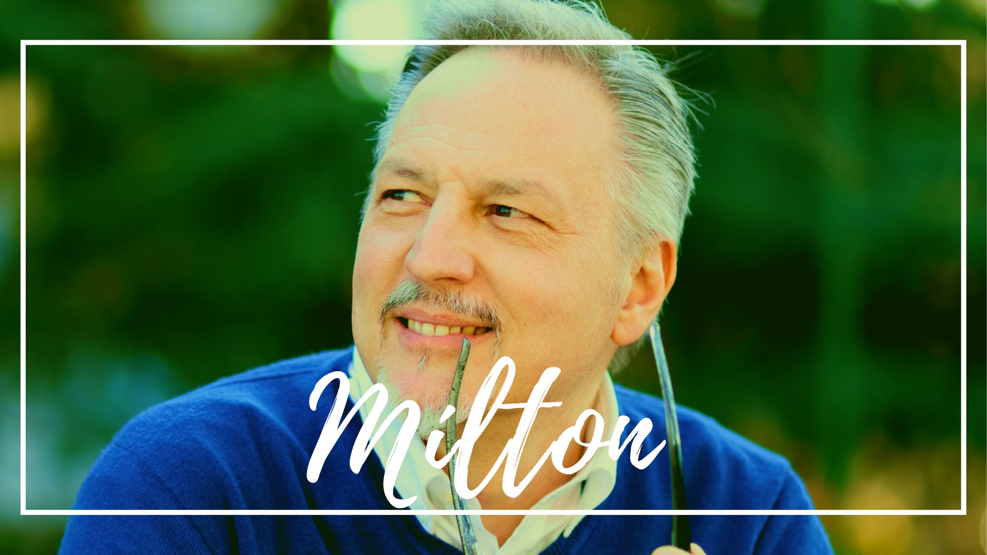 Minerva Studio / Canva / Mensagens Com Amor Um homem branco de cabelos grisalhos.