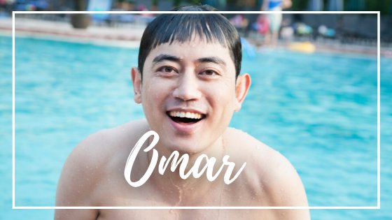 XiXinXing / Canva /Mensagens Com Amor Homem na piscina sorrindo