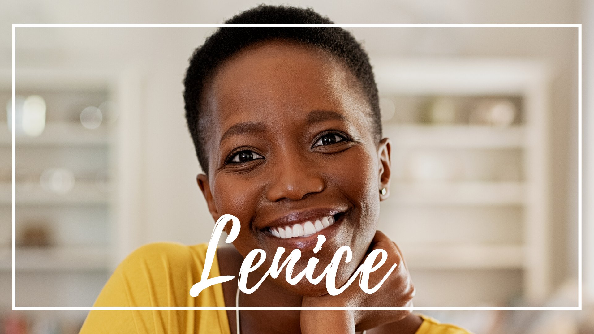 Ridofranz de Getty Images / Canva / Mensagens Com Amor Uma mulher negra de cabelos curtos. Ela sorri.