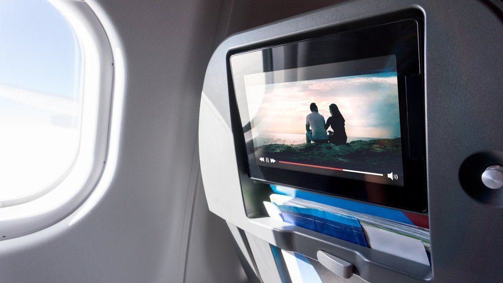 Filme e janela de avião