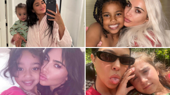 Fotos com as Kardashians e seus filhos