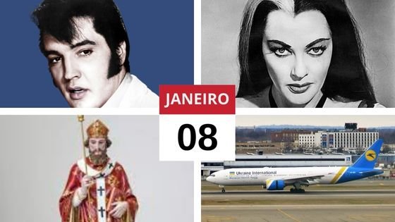 Elvis Presley, Yvonne de Carlo, São Severino e Ukraine Airlines International