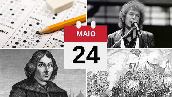 Gabarito de vestibular, Bob Dylan, Nicolau Copérnico e Revolução de 1798