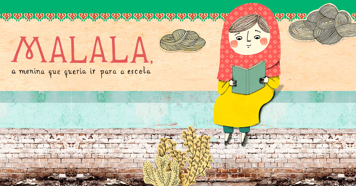 Imagem do livro Malala - a menina que queria ir para a escola