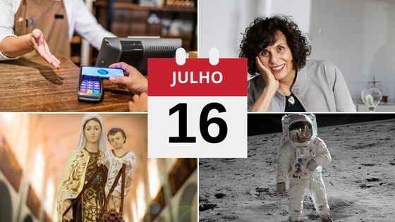 Montagem de fotos dos fatos de 16 de julho