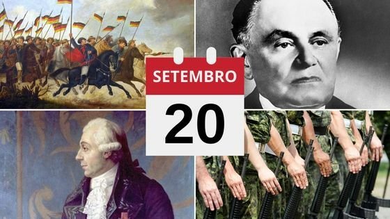 O que se comemora no dia 20 de setembro?