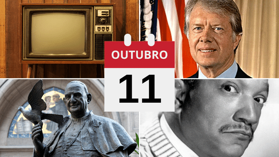 Montagem de televisão de cabo, Jimmy Carter, São João e Red Foxx